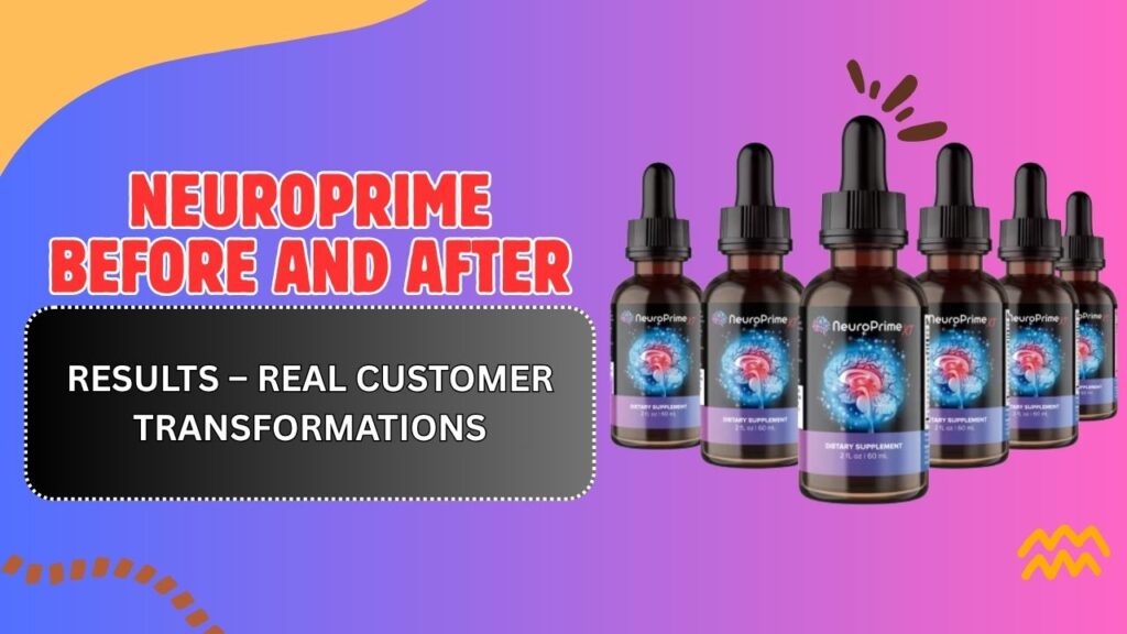 NeuroPrime Before and After Results – Real Customer Transformations